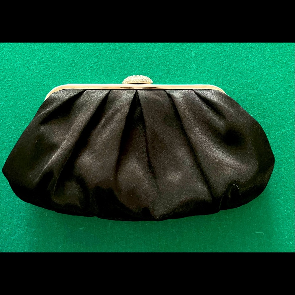 Black evening clutch